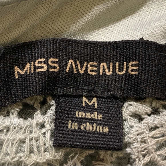 Miss Avenue Dress Hi-Low Gray Empire Waist Tie Back at Neck - Picture 4 of 13